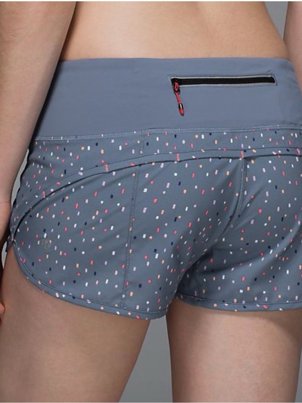 Lululemon" SeaWheeze Speed Short Confetti Cake Multi blue - Picture 2 of 8
